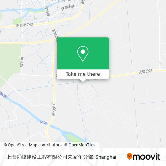 上海舜峰建设工程有限公司朱家角分部 map