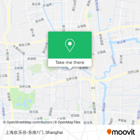 上海欢乐谷-东南1门 map