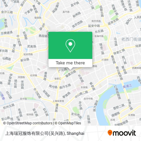 上海瑞冠服饰有限公司(吴兴路) map