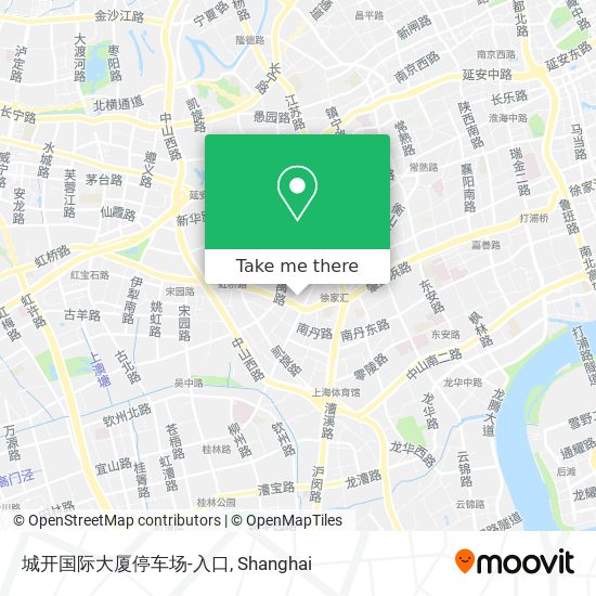 城开国际大厦停车场-入口 map