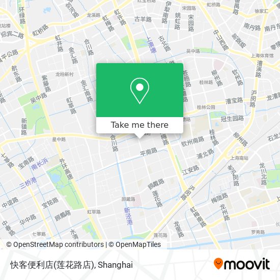 快客便利店(莲花路店) map