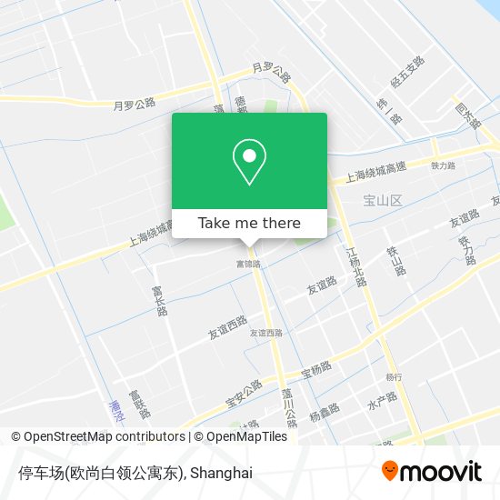 停车场(欧尚白领公寓东) map