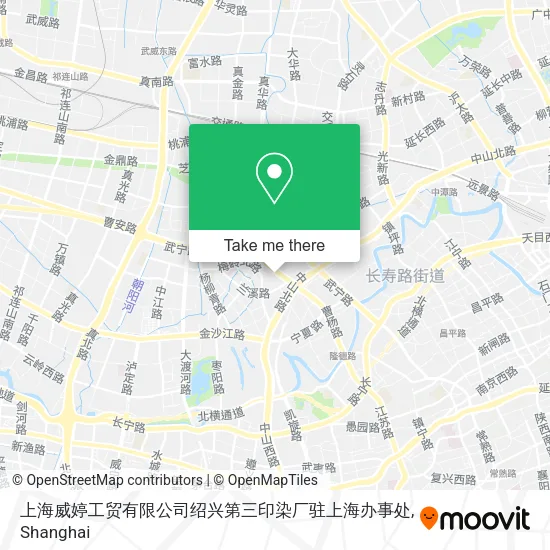 上海威婷工贸有限公司绍兴第三印染厂驻上海办事处 map