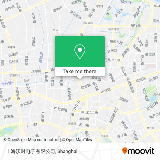 上海沃时电子有限公司 map