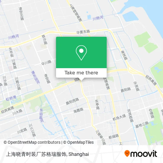 上海晓青时装厂苏格瑞服饰 map