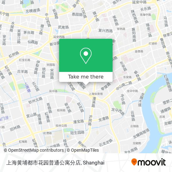 上海黄埔都市花园普通公寓分店 map
