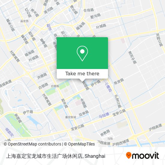 上海嘉定宝龙城市生活广场休闲店 map