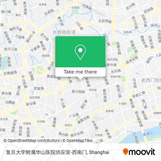 复旦大学附属华山医院供应室-西南门 map