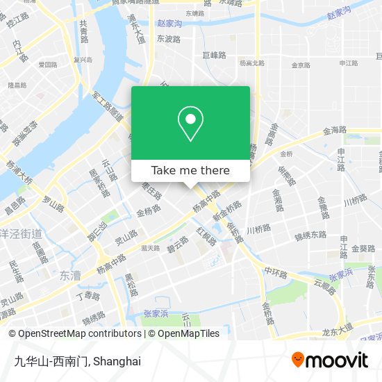 九华山-西南门 map