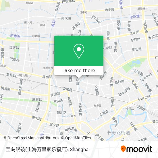 宝岛眼镜(上海万里家乐福店) map