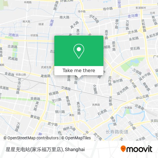 星星充电站(家乐福万里店) map