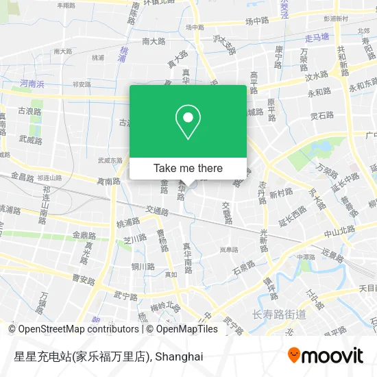 星星充电站(家乐福万里店) map