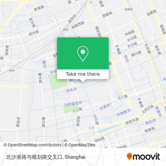 北沙港路与规划路交叉口 map