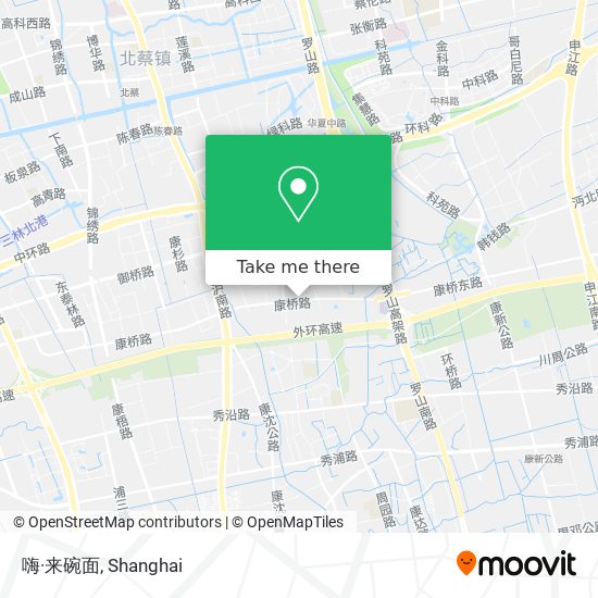 嗨·来碗面 map