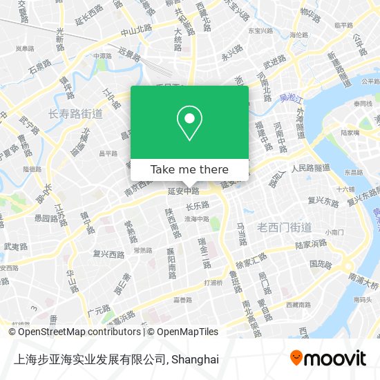 上海步亚海实业发展有限公司 map