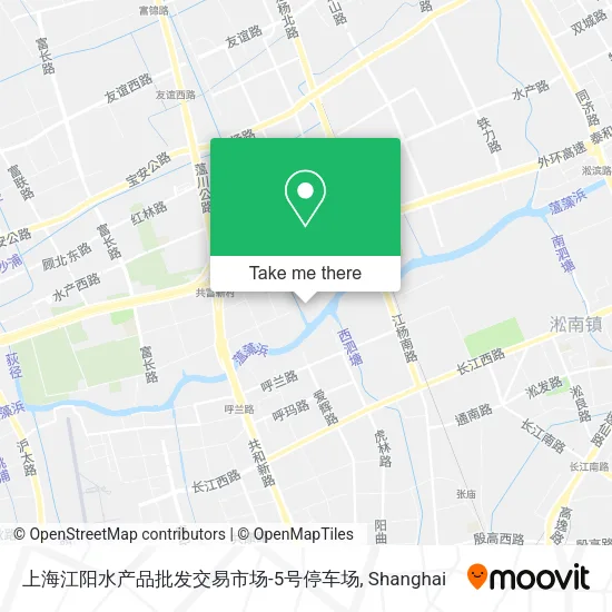 上海江阳水产品批发交易市场-5号停车场 map