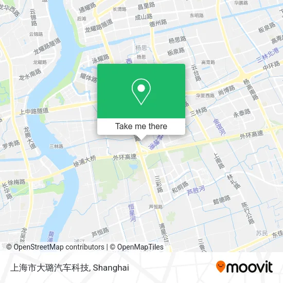 上海市大璐汽车科技 map