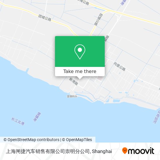 上海闸捷汽车销售有限公司崇明分公司 map