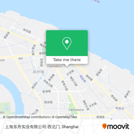 上海东舟实业有限公司-西北门 map