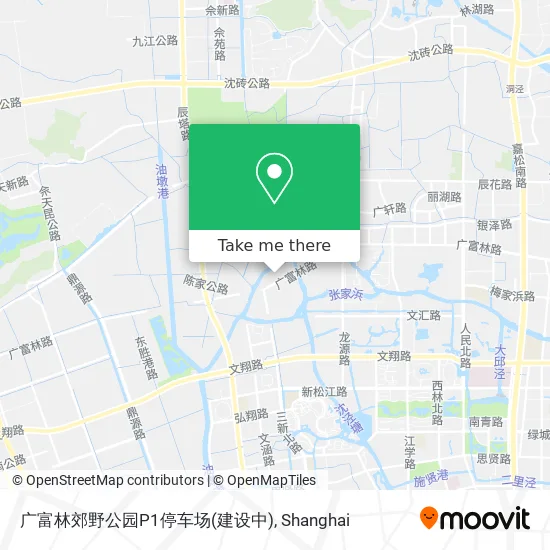 广富林郊野公园P1停车场(建设中) map