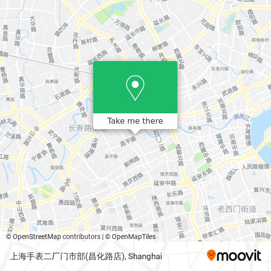 上海手表二厂门市部(昌化路店) map