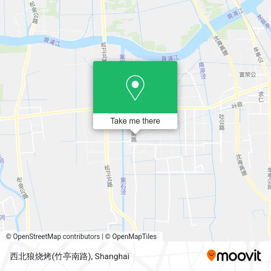西北狼烧烤(竹亭南路) map