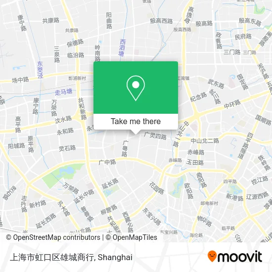 上海市虹口区雄城商行 map