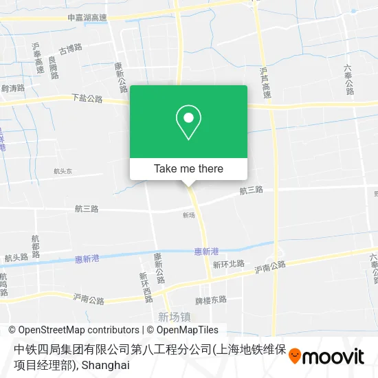 中铁四局集团有限公司第八工程分公司(上海地铁维保项目经理部) map