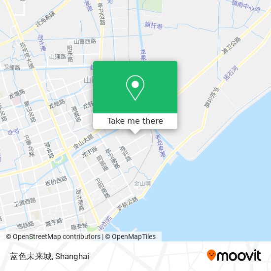 蓝色未来城 map