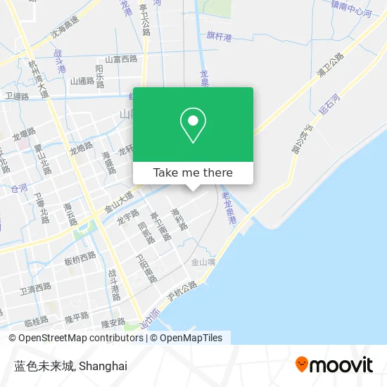 蓝色未来城 map