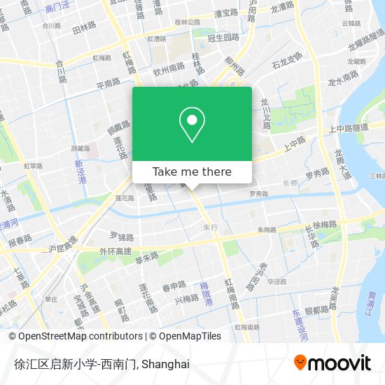 徐汇区启新小学-西南门 map