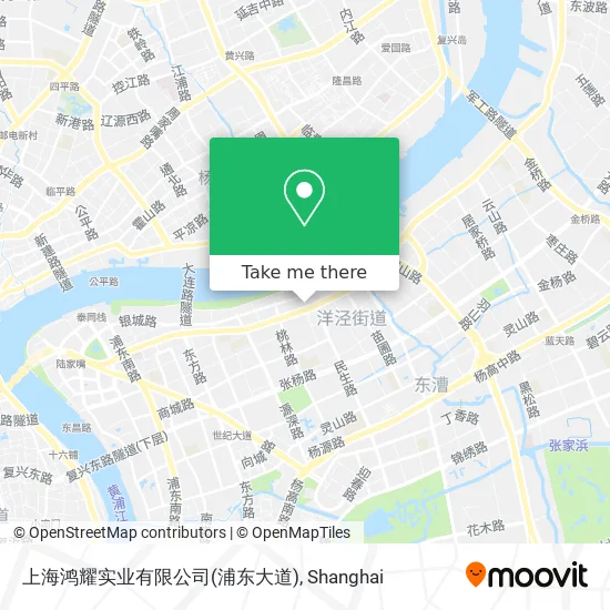 上海鸿耀实业有限公司(浦东大道) map