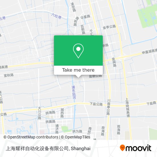 上海耀祥自动化设备有限公司 map
