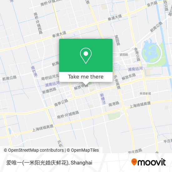 爱唯一(一米阳光婚庆鲜花) map