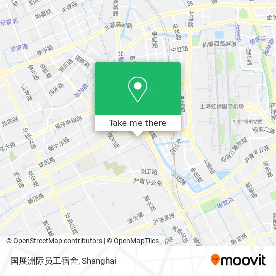 国展洲际员工宿舍 map