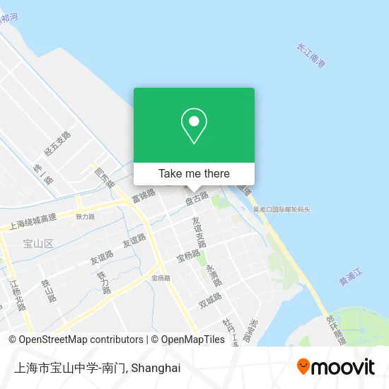 上海市宝山中学-南门 map