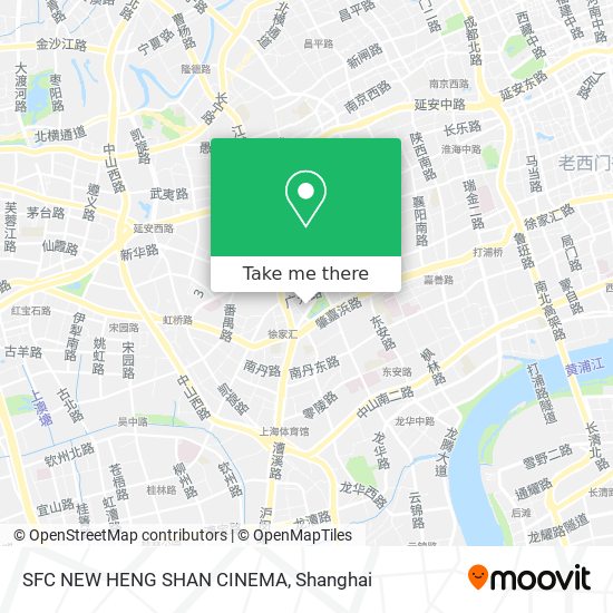 SFC NEW HENG SHAN CINEMA map