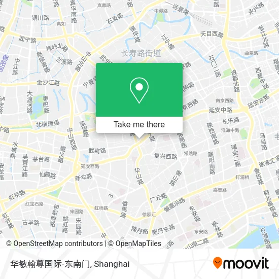 华敏翰尊国际-东南门 map
