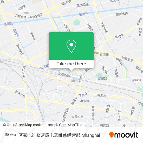 翔华社区家电维修蓝廉电器维修经营部 map