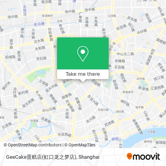 GeeCake蛋糕店(虹口龙之梦店) map