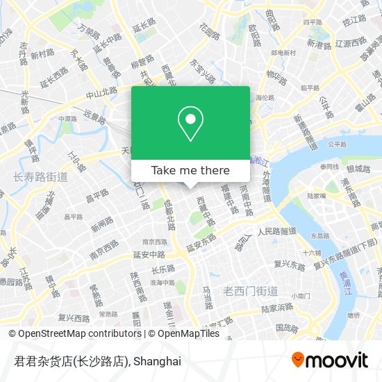 君君杂货店(长沙路店) map