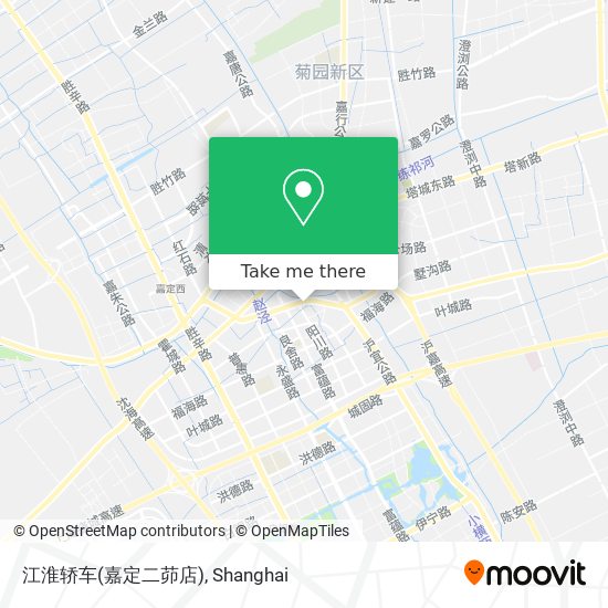 江淮轿车(嘉定二茆店) map