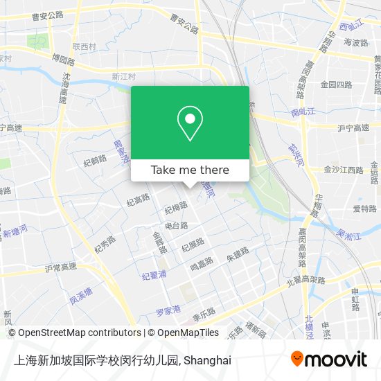 上海新加坡国际学校闵行幼儿园 map
