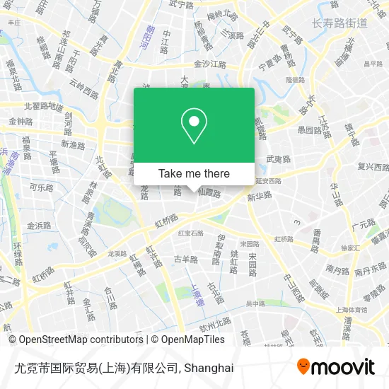 尤霓芾国际贸易(上海)有限公司 map