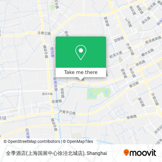 全季酒店(上海国展中心徐泾北城店) map