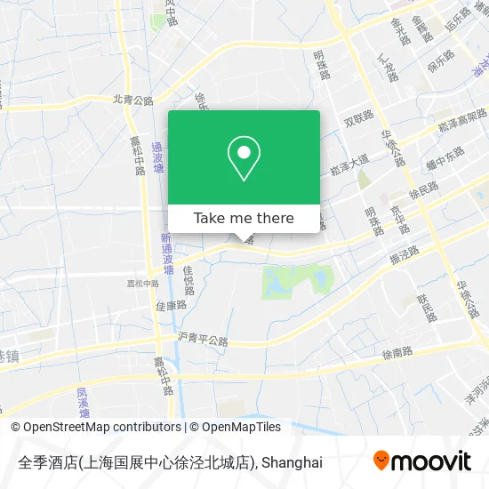 全季酒店(上海国展中心徐泾北城店) map