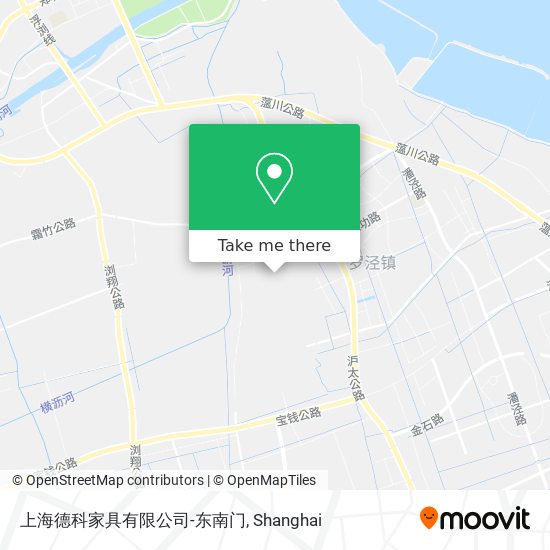 上海德科家具有限公司-东南门 map