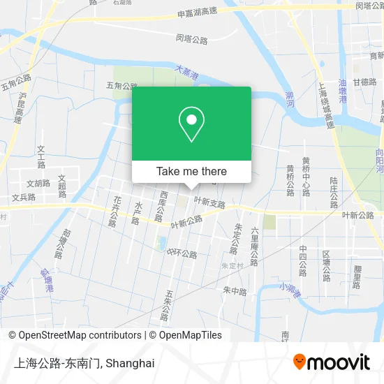 上海公路-东南门 map