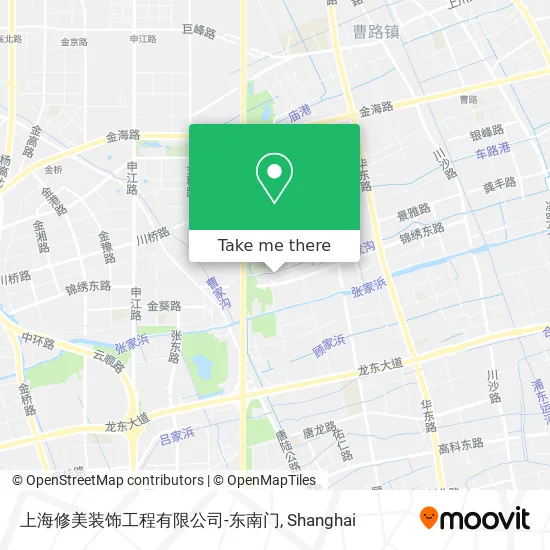 上海修美装饰工程有限公司-东南门 map