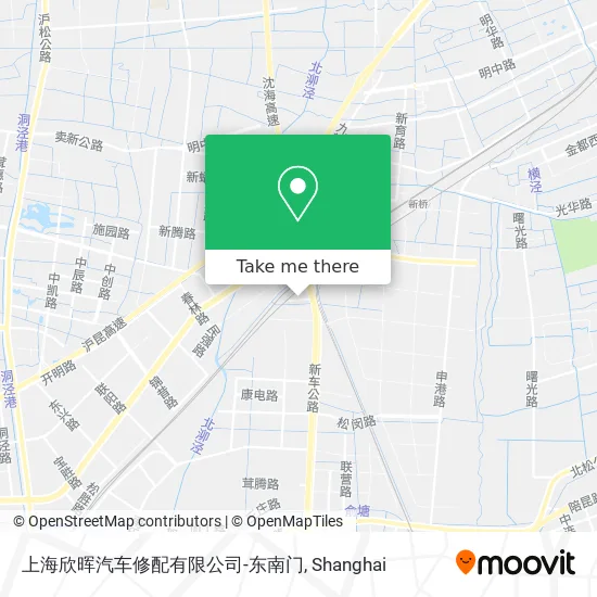 上海欣晖汽车修配有限公司-东南门 map